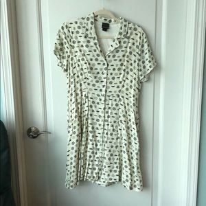 Hot Topic Outlander Dragonfly Thistle Dress XL